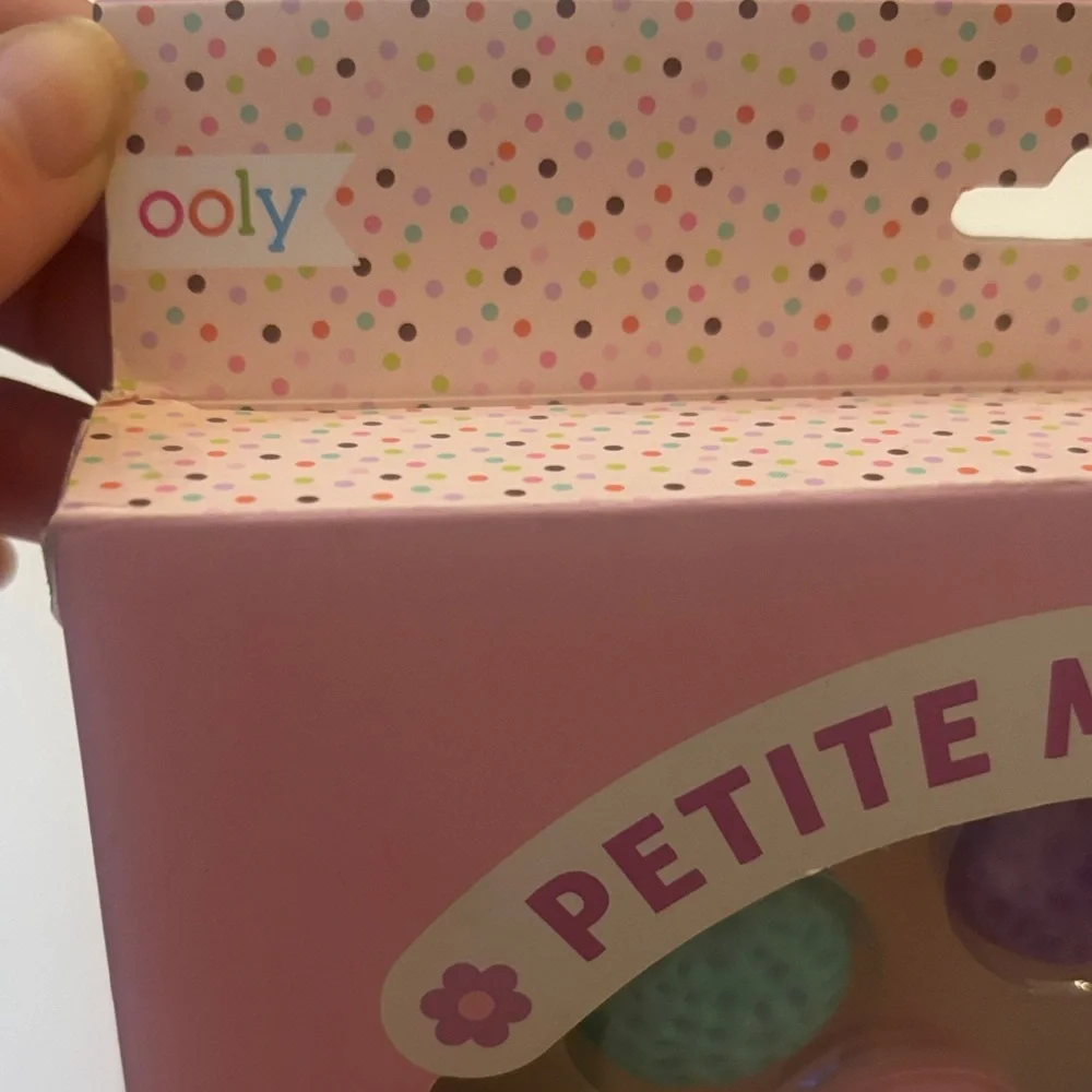 Petite Macarons Puzzle Erasers Set - Pink, Purple, Blue, Yellow